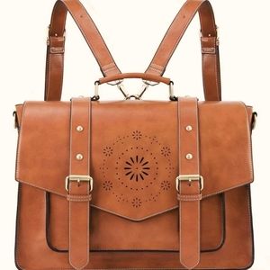 Faux leather Classic Big Briefcase